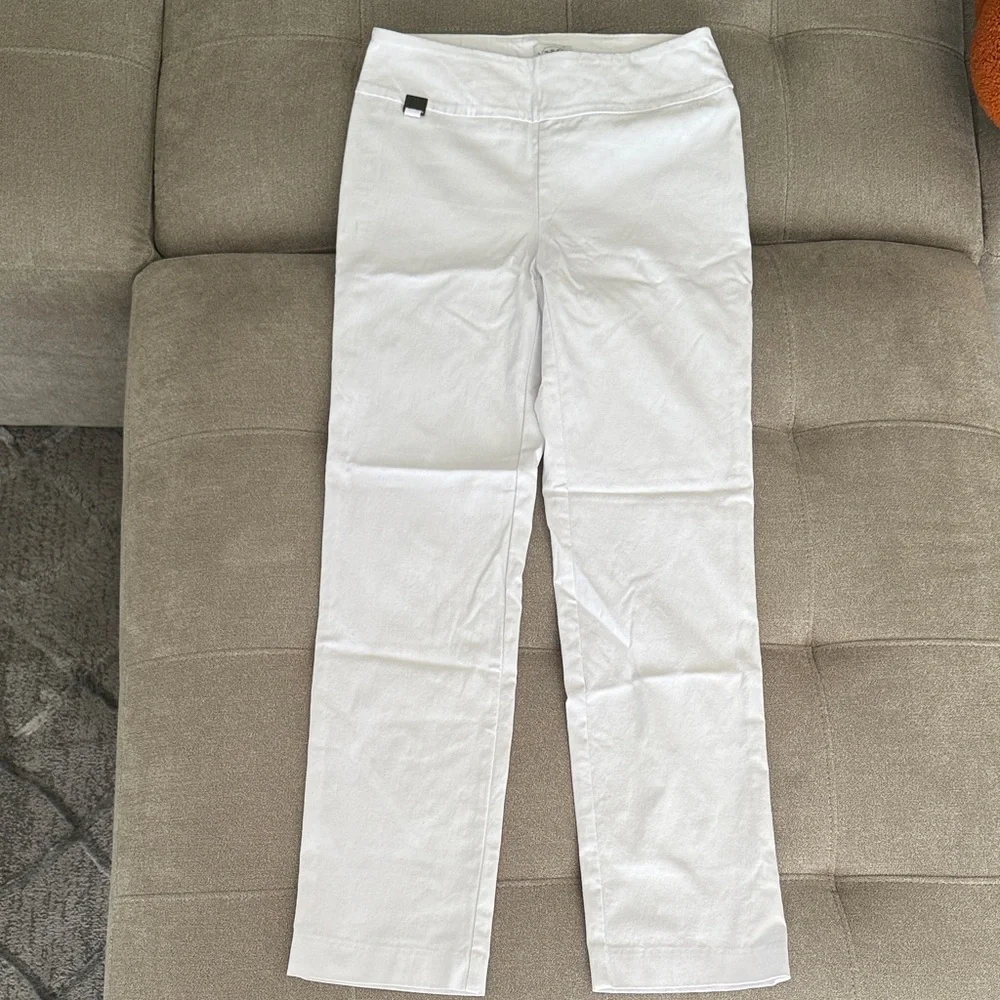 L. Lisette White Pants - Picture 1 of 5